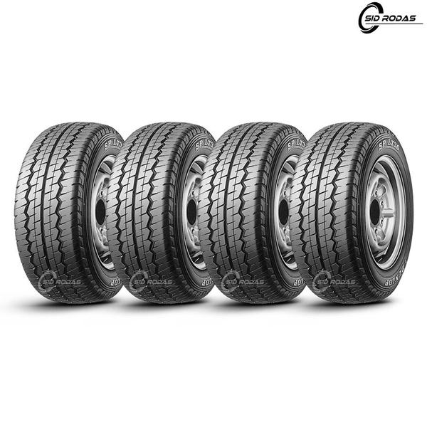 Imagem de Kit 4 Pneus Dunlop Aro 15 195/70R15 SP LT30 104S