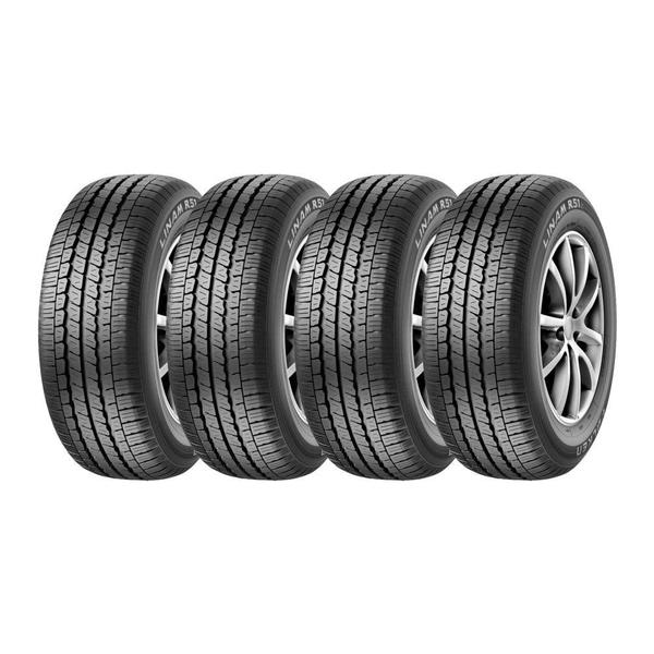 Imagem de Kit 4 Pneus Falken Aro 16C 205/75R16C Linam R51 8 Lonas 110R