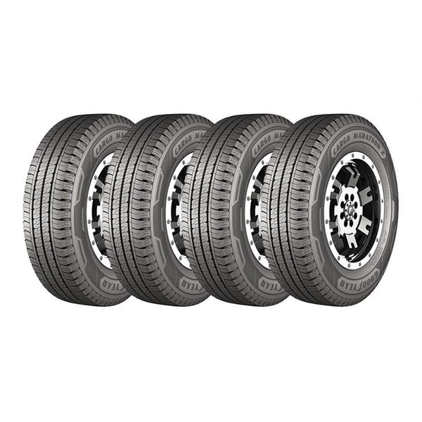 Kit 4 Pneus Goodyear Aro 16C 235/65R16C Cargo Marathon 2 121/119R