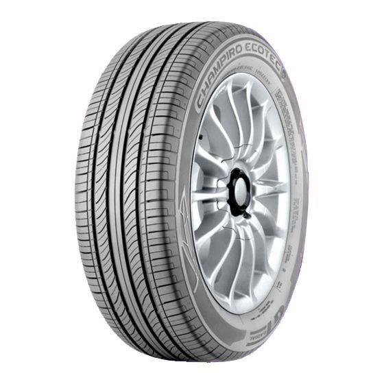 Kit 4 Pneus GT Radial Aro 17 205/60R17 Champiro Ecotec 94H Imagem de Kit 4 Pneus GT Radial Aro 17 205/60R17 Champiro Ecotec 94H