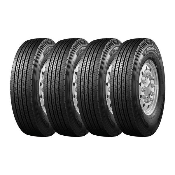 Imagem de Kit 4 Pneus Triangle Aro 17,5 215/75R17,5 TR-685 16 Lonas 135/133