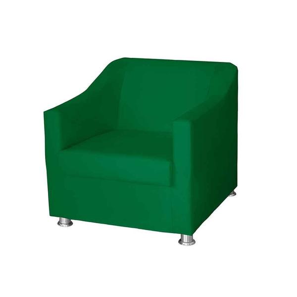 Imagem de Kit 4 Poltronas Decorativa para Sala de Estar 68cm Tilla Suede Verde - Mafer