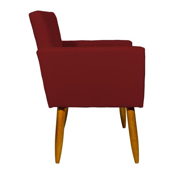 Imagem de Kit 4 Poltronas Decorativas Nina Para Sala Recepção Escritório Suede - Clique E Decore