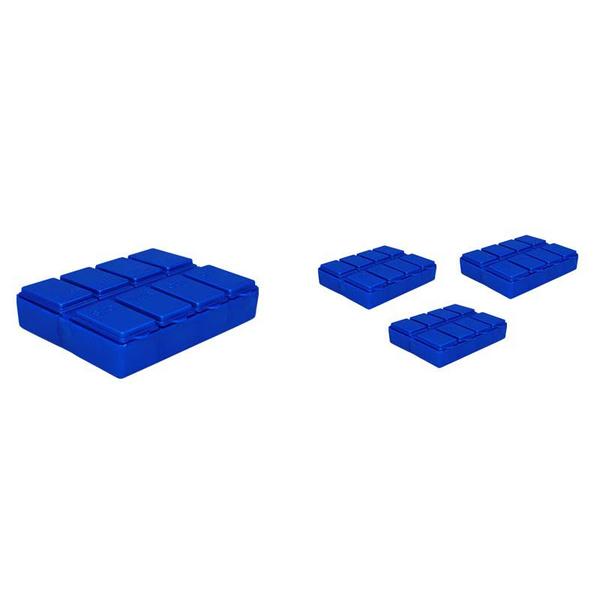 Imagem de Kit 4 Porta Comprimido Azul Plástico