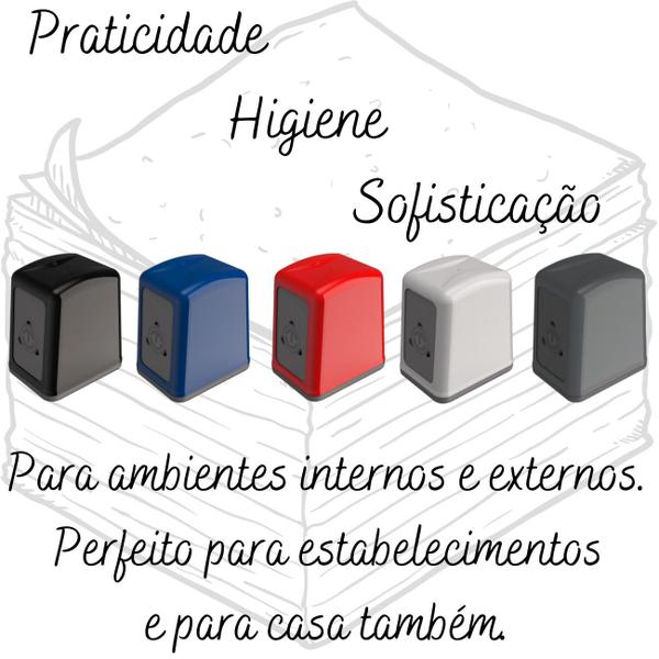 Imagem de Kit 4 Porta Guardanapos de Mesa Papel TV Interfolhados Suporte Prático Resistente Single Unitermi