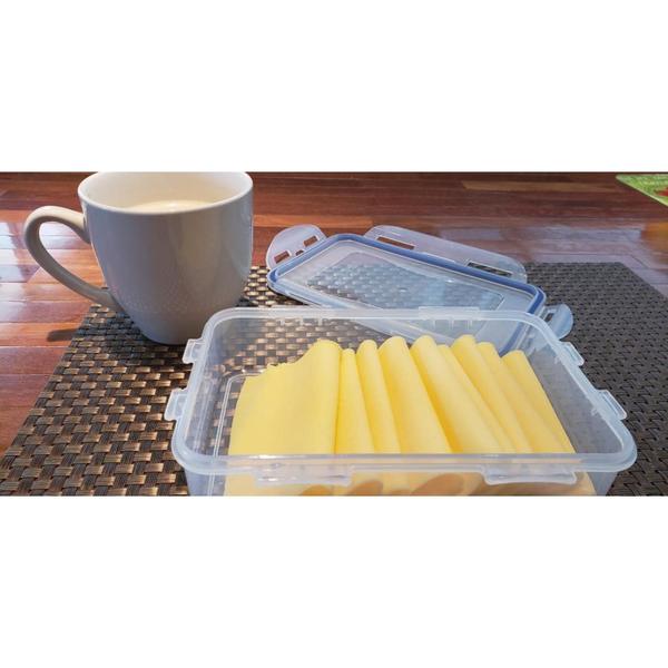 Kit 4 potes herméticos porta frios Lock&Lock 800mL Imagem de Kit 4 potes herméticos porta frios Lock&Lock 800mL