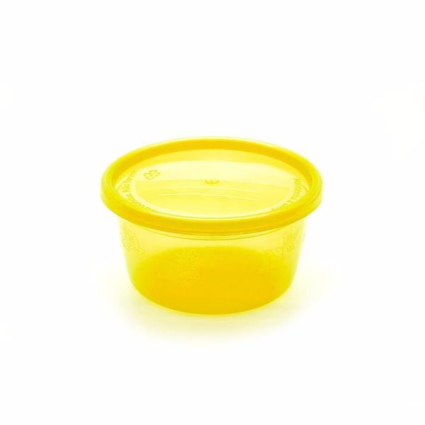 Imagem de Kit 4 Potes Infantis Multiuso 236ml Infanti Azul e Amarelo