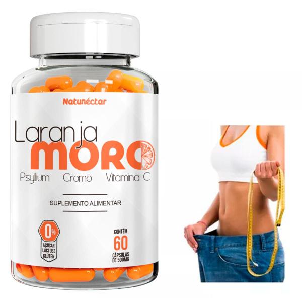 Imagem de Kit 4 Potes Laranja Moro Suplemento Alimentar Natural 240 Capsulas Extrato Premium Thermo Natunectar