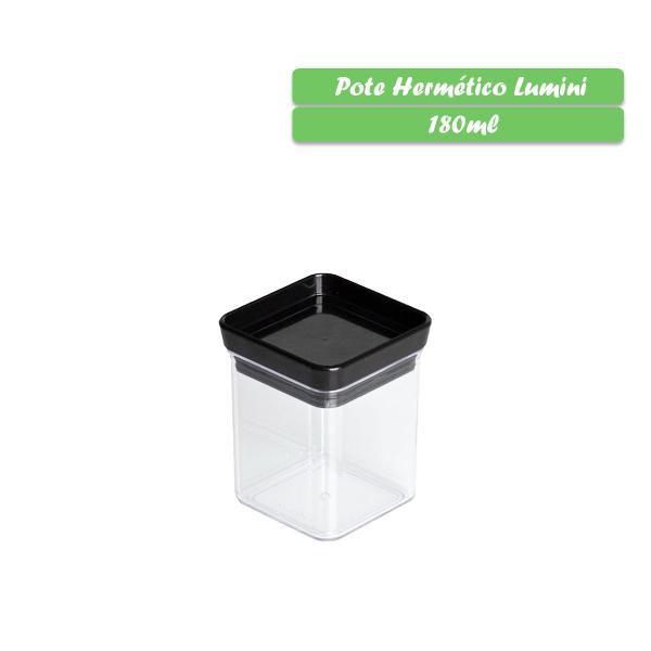 Imagem de Kit 4 Potes Organizadores Herméticos De 180ml Para Cozinha