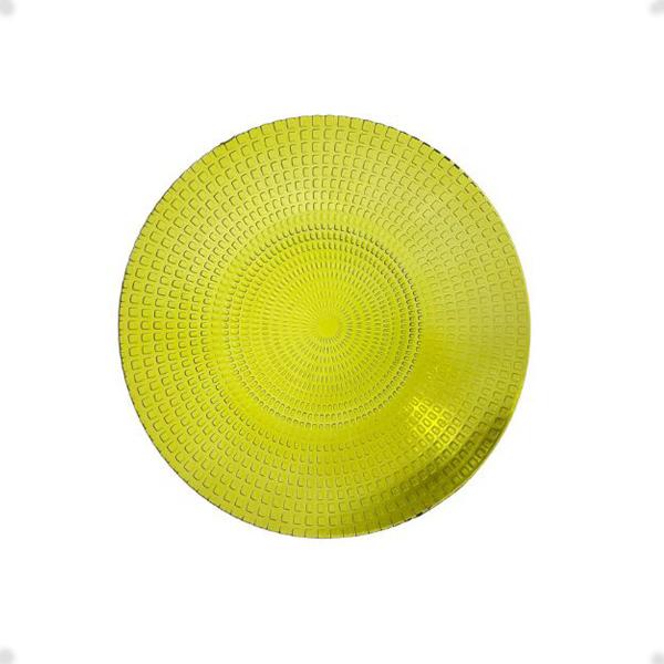 Kit 4 Prato Raso Firenze Verde 100% Vidro Temp. 26Cm Durax Imagem de Kit 4 Prato Raso Firenze Verde 100% Vidro Temp. 26Cm Durax