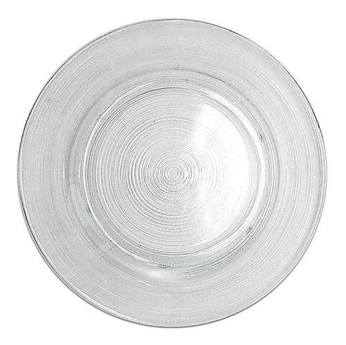 Kit 4 Prato Raso Milano Vidro 100% Temperado 26 Cm Durax Imagem de Kit 4 Prato Raso Milano Vidro 100% Temperado 26 Cm Durax