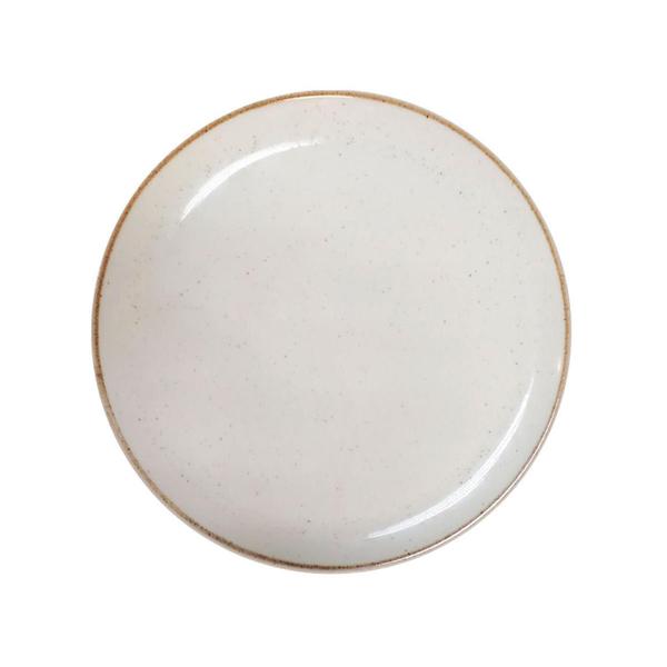 Imagem de Kit 4 Prato Sobremesa Classhome Ceramica Caoba - Bege