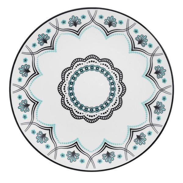 Kit 4 Pratos Rasos Coup Serene Oxford Porcelana 28cm Imagem de Kit 4 Pratos Rasos Coup Serene Oxford Porcelana 28cm