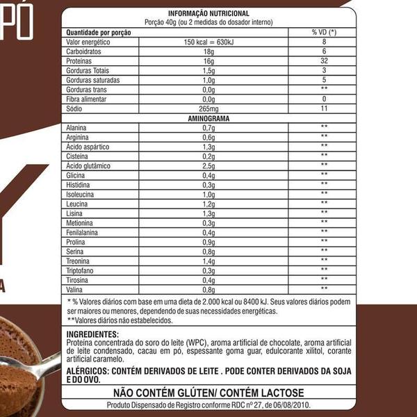 Imagem de Kit 4 Pro Whey Fisionutri 900G Mousse De Chocolate