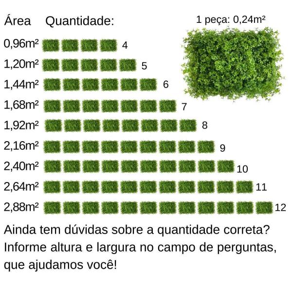 Imagem de Kit 4 Quadros Para Muro Inglês Artificial Decoração Vertical