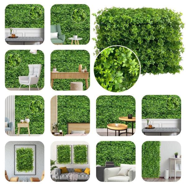 Imagem de Kit 4 Quadros Para Muro Inglês Artificial Decoração Vertical