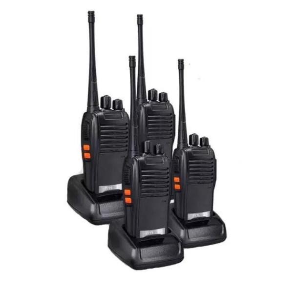 Imagem de Kit 4 Radio Comunicador 777s 16 Canais Profissional Ht Uhf - Baofeng