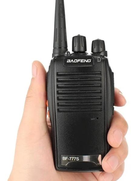 Imagem de Kit 4 Radio Comunicador 777s Profissional Ht Uhf 16 Canais