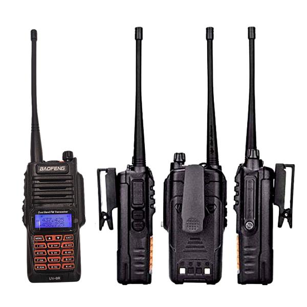 Imagem de Kit 4 Radio Comunicador Walk Talk Baofeng UV9R Longo Alcance Dual Band a Prova dágua 10w