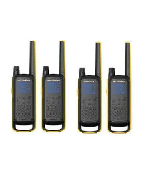 Imagem de Kit 4 Rádios Comunicadores Motorola T470 Alcança Até 56km