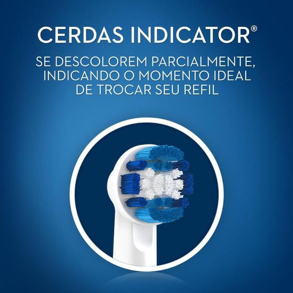 Imagem de Kit 4 Refil Escova Elétrica Oral-B Pro-Saúde Cross Action c/ 2 Unidade