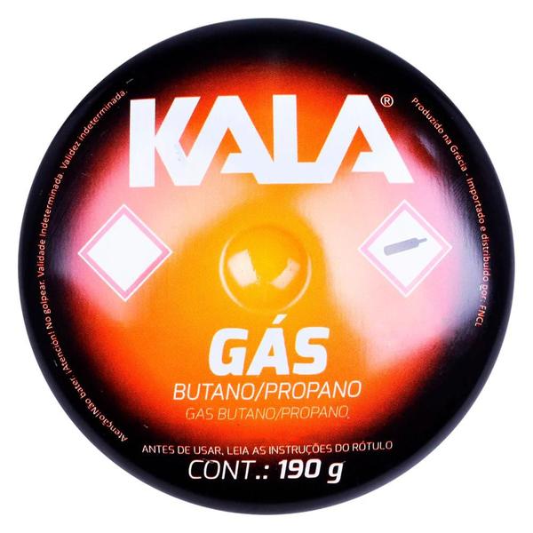 Imagem de Kit 4 Refil Gás Butano 190g - Kala