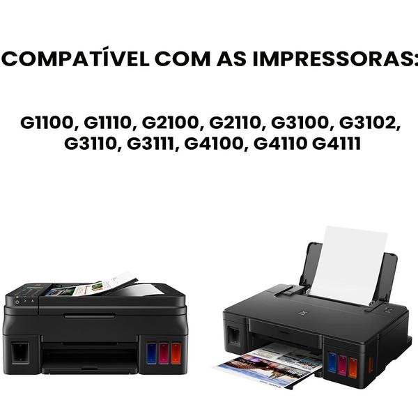 Imagem de Kit 4 Refil Tinta Para Gi-190 1100 2100 3100 4100 Original