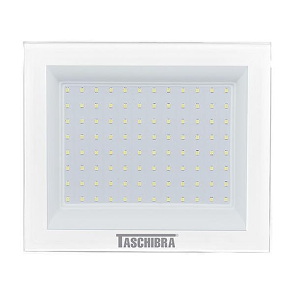 Imagem de Kit 4 Refletor Holofote Led 100w 3000k Branco Taschibra