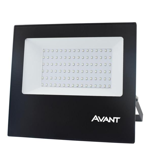 Imagem de Kit 4 refletor led slim 100w branco frio 6500k avant bivolt