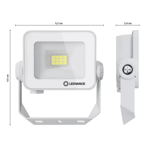 Imagem de Kit 4 Refletores Led Floodlight Compact Core ip65 Branco 10w 5000k Osram