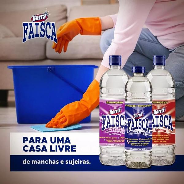 Imagem de Kit 4 Removedor Multiuso Faísca Barra Legítimo 1 L