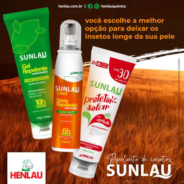 Imagem de Kit 4 Repelentes contra insetos Sunlau com Deet 15% em Spray e proteção de 6h com 100ml