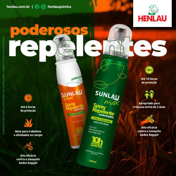 Imagem de Kit 4 Repelentes contra insetos Sunlau com Deet 15% em Spray e proteção de 6h com 100ml