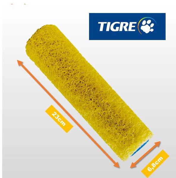 Kit 4 Rolo para Textura Cabelo Cabelinho de Anjo Parede Grafiato Fibra Vinil 23cm S/Cabo 1352 Tigre Imagem de Kit 4 Rolo para Textura Cabelo Cabelinho de Anjo Parede Grafiato Fibra Vinil 23cm S/Cabo 1352 Tigre