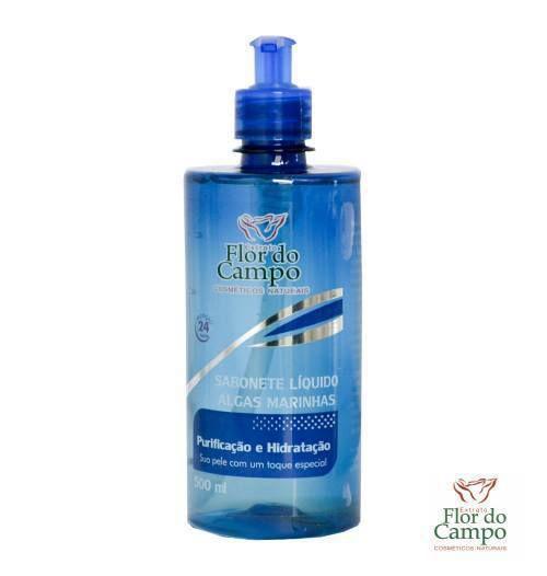 Imagem de Kit 4 Sabonete Liquido Para Corpo e Mãos Flor do Campo 500ml