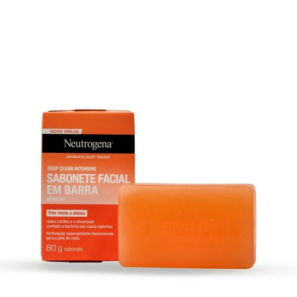 Imagem de Kit 4 Sabonetes Facial Neutrogena Deep Clean 80g