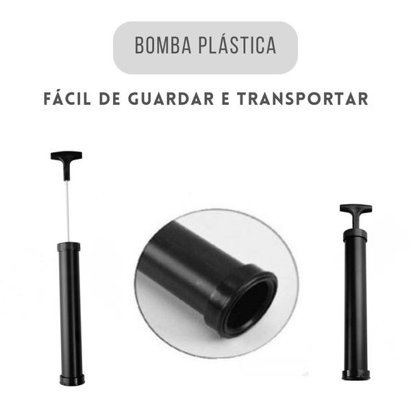 Imagem de Kit 4 Sacos Vácuo 70x110 Organizador Grande Coberta + Bomba