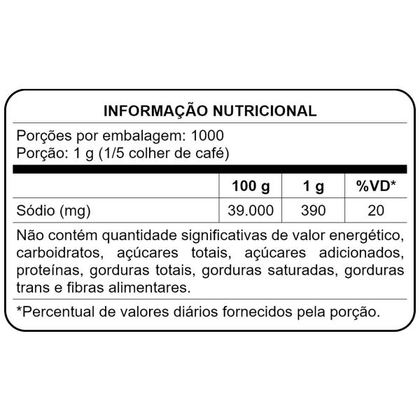 Kit 4 Sal Marinho Integral de Mossoró Fino Smart 1kg Imagem de Kit 4 Sal Marinho Integral de Mossoró Fino Smart 1kg