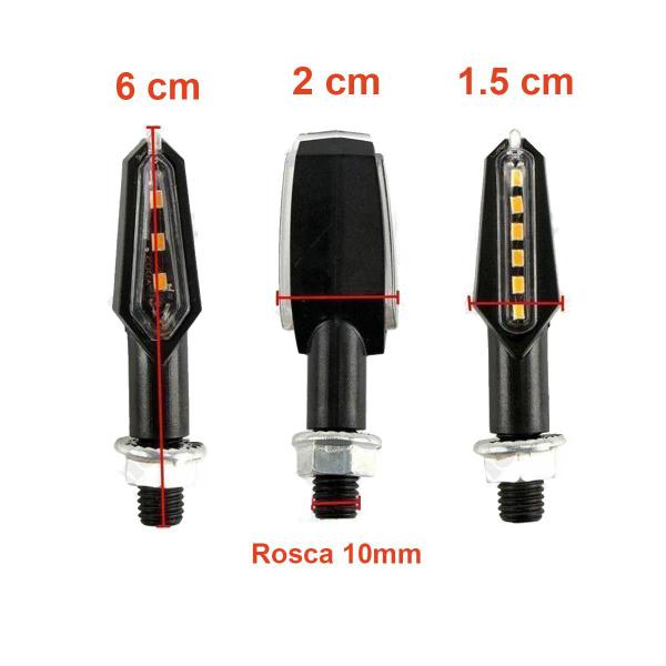 KIT 4 Setas Esportiva Pisca de Led Modelo P29 Para Moto Honda CG 150 Titan KS 2016 2017 2018 2019 2020 2021 - Stallion Imagem de KIT 4 Setas Esportiva Pisca de Led Modelo P29 Para Moto Honda CG 150 Titan KS 2016 2017 2018 2019 2020 2021