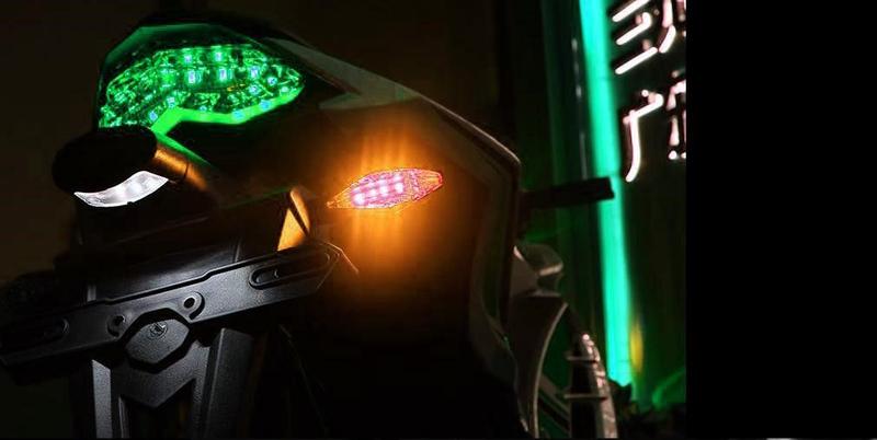 Imagem de KIT 4 Setas Esportiva Pisca de Led Modelo P30 Para Moto Honda CB 500F 2016 2017 2018201920202021