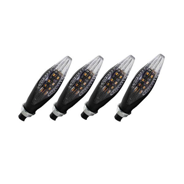 Imagem de KIT 4 Setas Esportiva Pisca de Led Modelo P30 Para Moto Honda CG 125 CARGO 2016 2017 2018201920202021