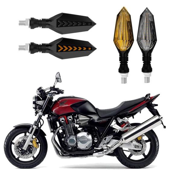 Imagem de KIT 4 Setas Sequenciais Led Universal Pisca AM P43S Moto CB 1300 2013 2014 2015 2016 2017 2018201920202021