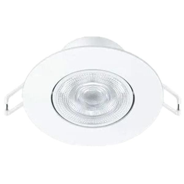 Imagem de Kit 4 Spot Led Philips Redondo Embutir 6.2w Luz Quente 2700K