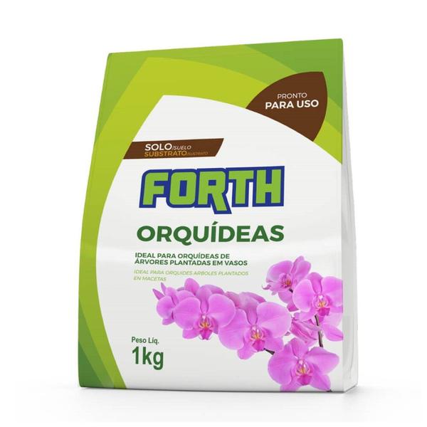 Imagem de Kit 4 Substrato para Orquídeas Forth Plantio e Replantio 1kg