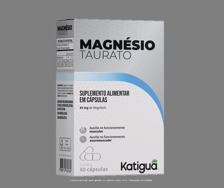 Imagem de Kit 4 Suplementos Magnésio Taurato 84mg 60Capsulas - Katigua