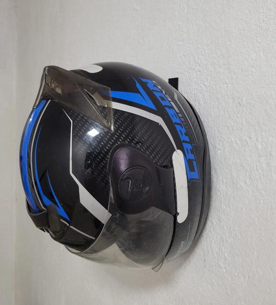 Imagem de Kit 4 Suporte Expositor Resistênte de Parede Capacete Moto