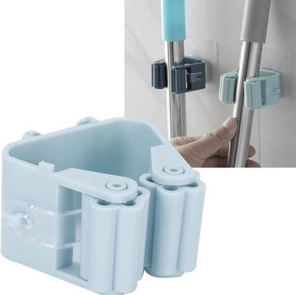 Kit 4 Suporte Porta Vassoura Auto Adesivo Envio Super Rápido - FERRAGENS Imagem de Kit 4 Suporte Porta Vassoura Auto Adesivo Envio Super Rápido