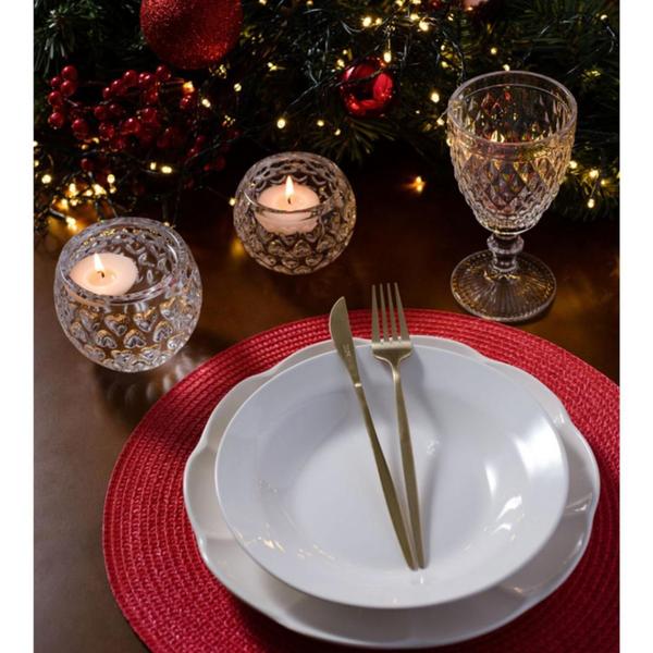 Kit 4 Suportes Porta Vela de Cristal Vidro Bolhas 9cm Castiçal Lyor Pote para Decoração Enfeite Imagem de Kit 4 Suportes Porta Vela de Cristal Vidro Bolhas 9cm Castiçal Lyor Pote para Decoração Enfeite