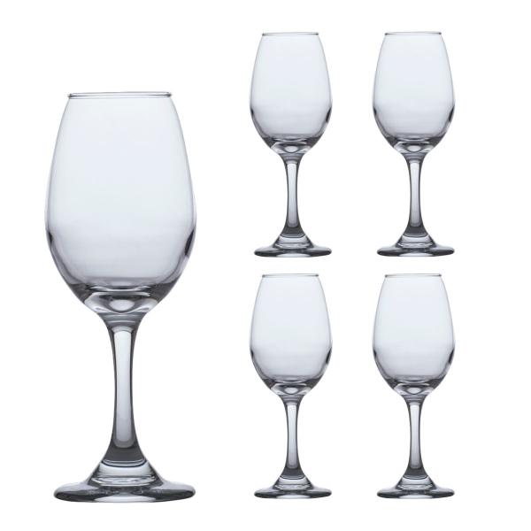 Imagem de Kit 4 Taça de Vinho Resistente Vinho tinto Agua 365ml Luxo