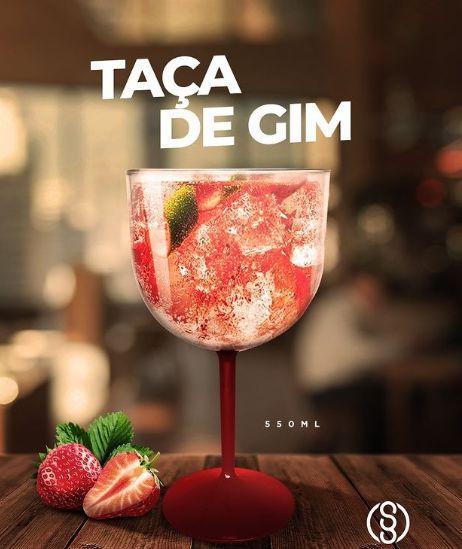 Imagem de Kit 4 taças para gin drink cristal acrilico 550ml